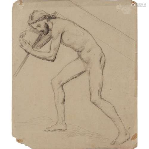 Attribué à Hippolyte FLANDRIN (1809 1864) Étude de…