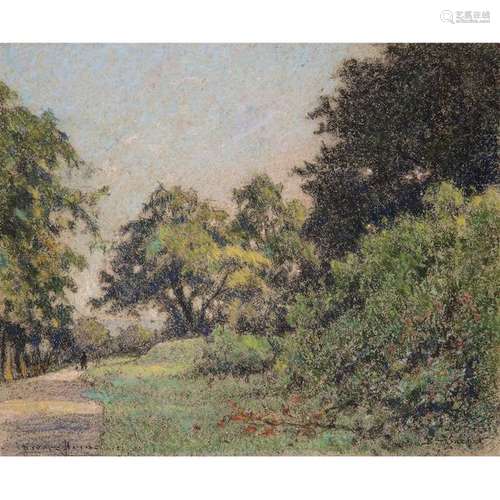 Pierre Ernest PRINS (Paris 1838 1913) Le parc des …