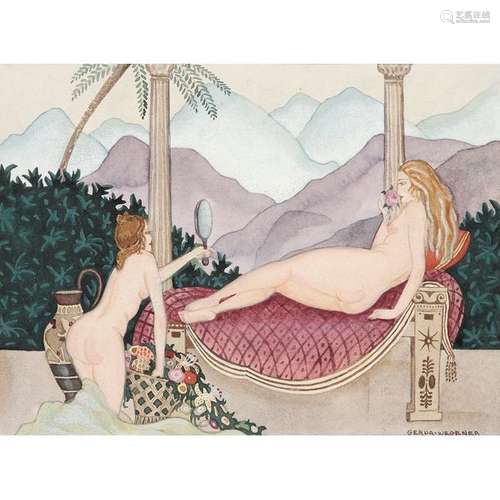 GERDA WEGENER (1885 1940) VENUS ET SERVANTE DANS U…