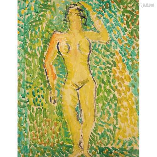 LOUIS LATAPIE (1891 1972) NU DANS LA LUMIÈRE VERTE…