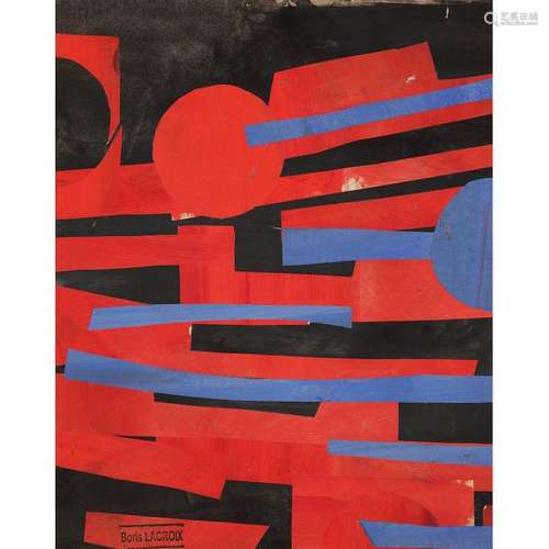 BORIS LACROIX (1902 1984) COMPOSITION ABSTRAITE Co…