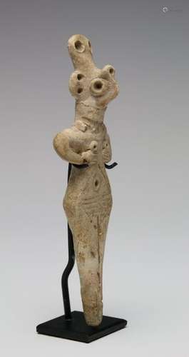 Syrie, terracotta idol, Hama type, 2nd Mill BC.,wi…