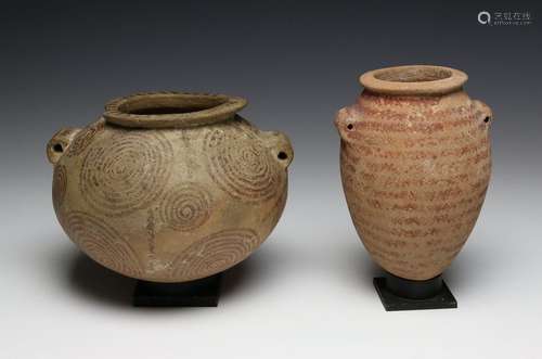 Egypt, two terracotta pots, Nagada Period, 4th 3rd…