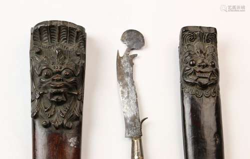 Bali, one dagger and a ceremonial knife, 19th cent…