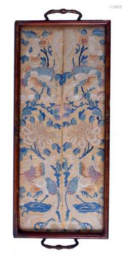Chinese Silk Panel