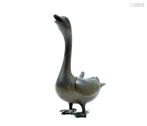 Chinese Burner in Figure of Duck