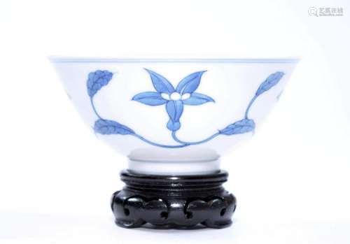 Fine and Rare Chinese Blue and White Palace Bowl