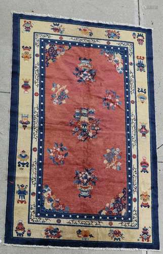 19thC Peking Chinese Rug