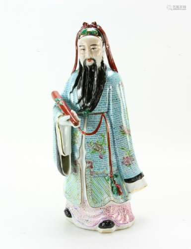 Chinese Porcelain Figure of Scholar