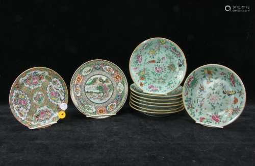 Group of Chinese Celadon Plates