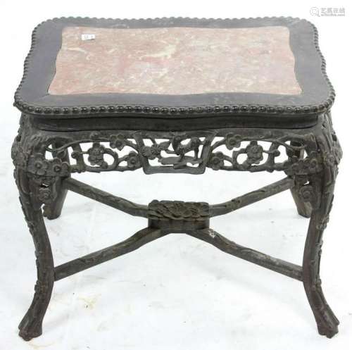 Chinese Carved Wood Table