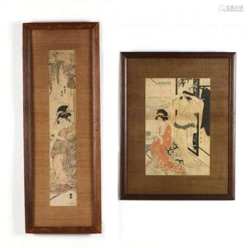 A Woodblock Print by Utagawa Toyokuni I (1769-1825) and