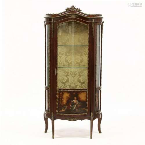 French Serpentine Front Ormolu Mounted and Painted