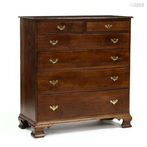 Southern Walnut Semi Tall Chest of Drawers