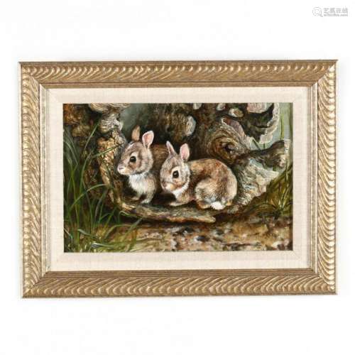 Denise Nelson (NC), Two Young Rabbits