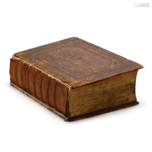 Massive 18th Century German Lutheran Bible