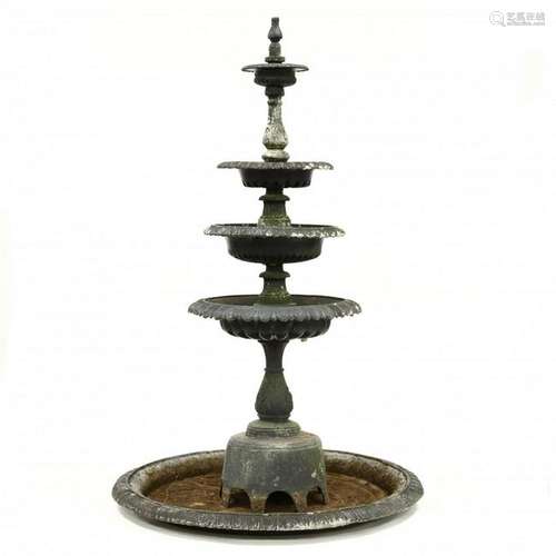 Classical Style Four-Tiered Cast Aluminum Garden