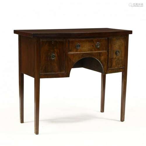 Diminutive Antique English Mahogany Sideboard