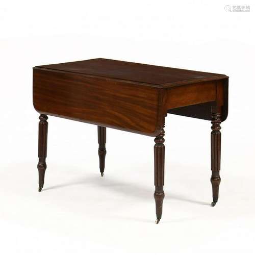 William IV Mahogany Drop Leaf Table