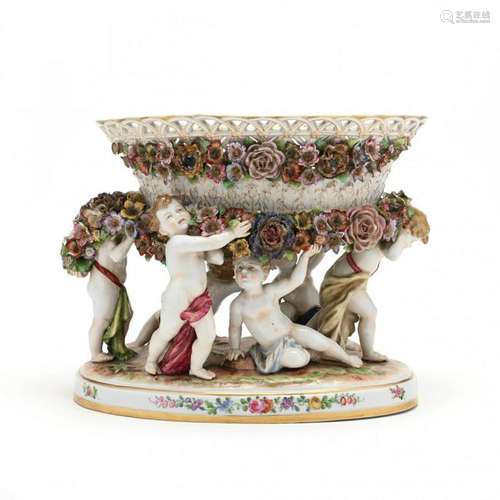 Continental Porcelain Centerpiece