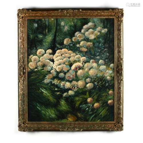 A Contemporary Decorative Painting of Mountain Laurel