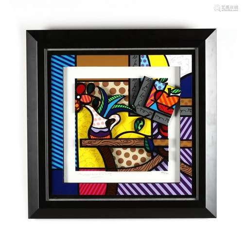 Romero Britto (Brazilian, born 1963),  Living Room