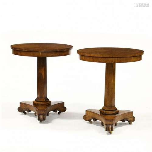 Pair of Biedermeier Style Side Tables