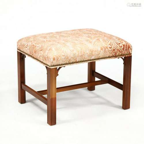 Chippendale Style Upholstered Bench