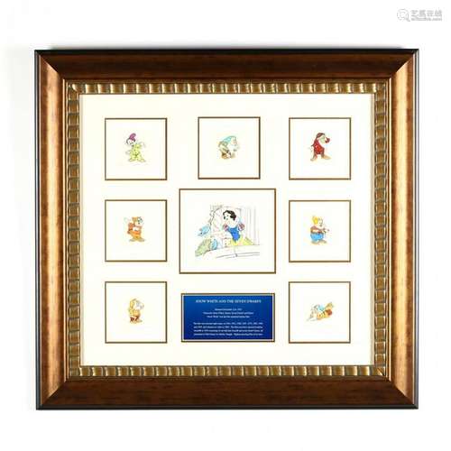 Framed Collection of Disney Animation Prints, Snow