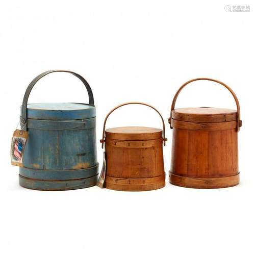 Three Antique Firkins