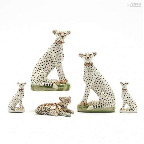 A Collection of Porcelain Jungle Cats, Miranda Smith
