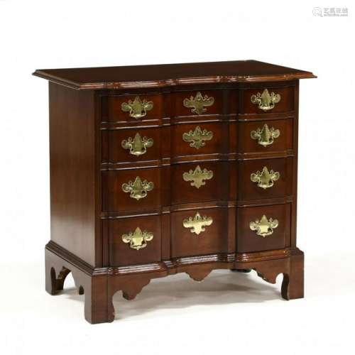 Councill, American Chippendale Style Mahogany Block