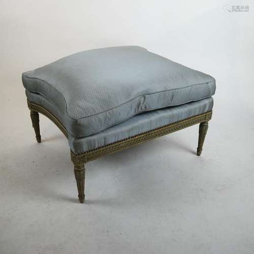 Antique Classical-Style Ottoman/Bench