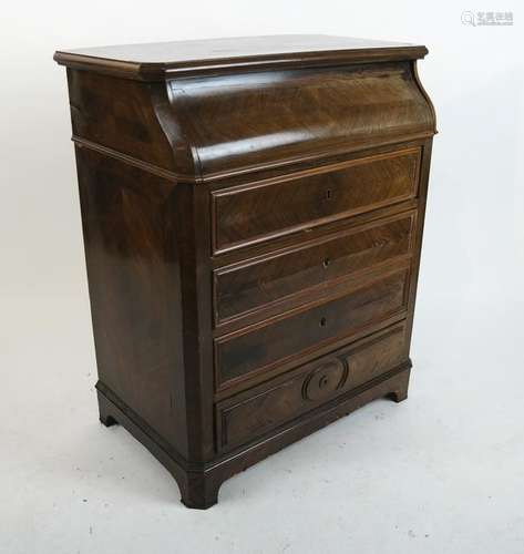 French Inlaid Lift Top Storage Chest