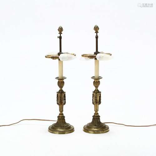 Pair of Antique French Table Lamps