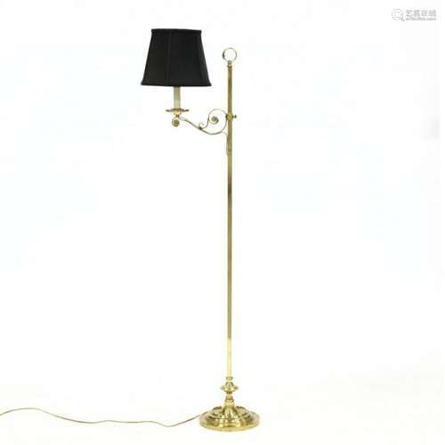 18th Century Style Brass Floor Lamp