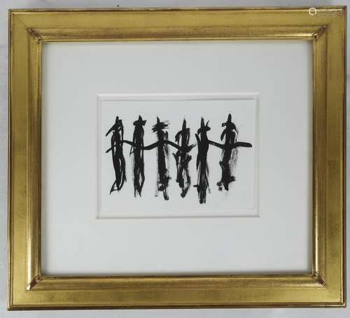 Alexander (Sasha) MARKOVICH: Dancers - Ink on Pape