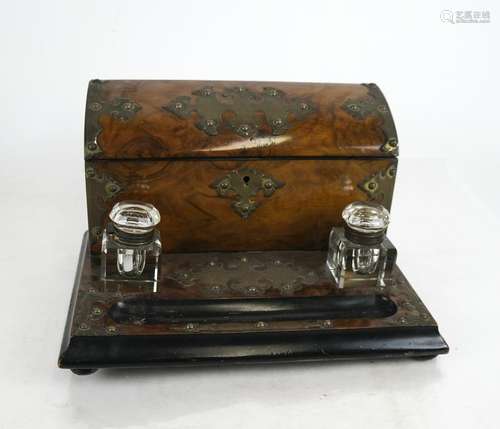 English Inkwell/Letter Rack