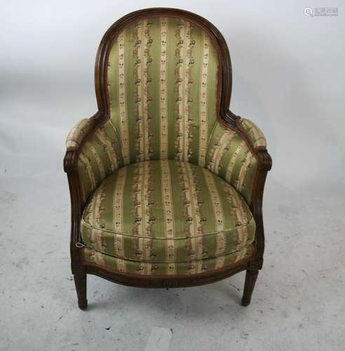 Antique French Louis XVI-Style Bergere