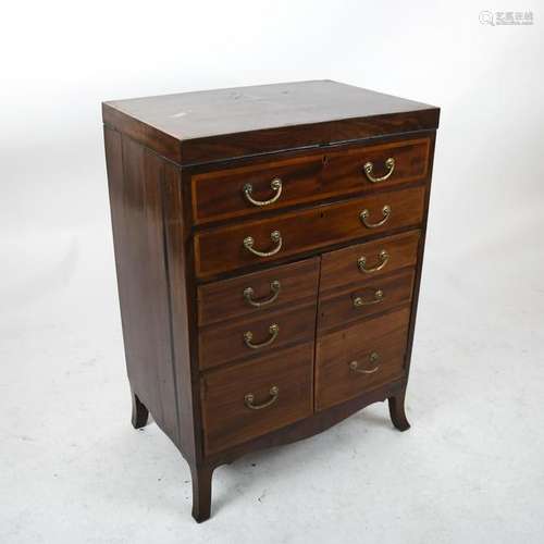 Antique English Mahogany Beau Brummel