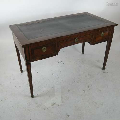 Antique English Bureauplat Desk