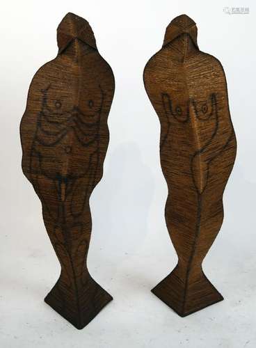 George BUCHER: Adam & Eve - Twine Sculpture