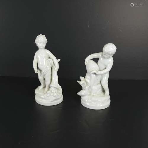 Pair of Capodimonte Figurines