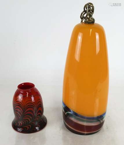 Art Glass Pendant and Shade