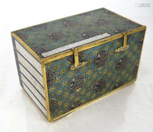 Chinese Cloisonne Covered Box