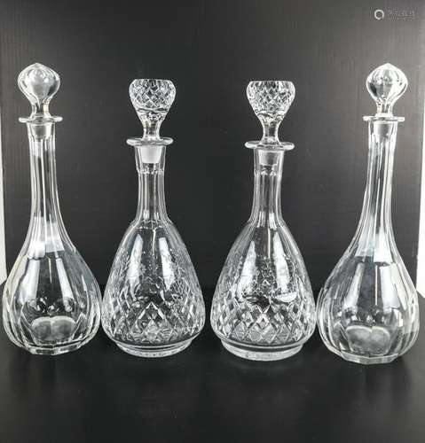 2 Pairs of Decanters