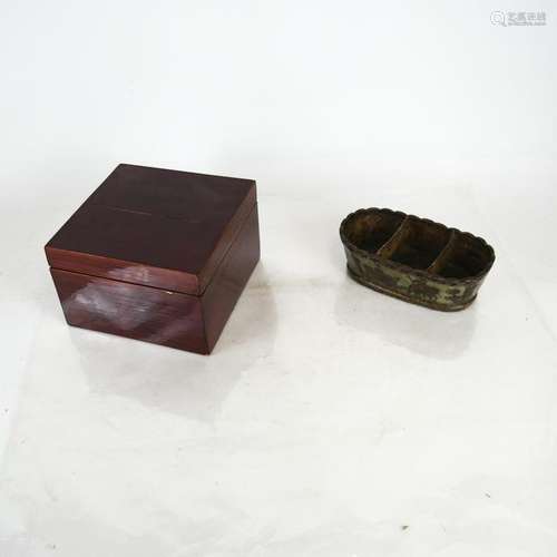 Two Asian Vessels: Box, Caddy