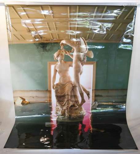 Giant Glossy Color Photo Print of Marble Statue