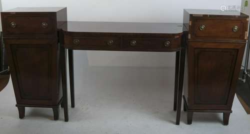 Regency Three Section Sideboard