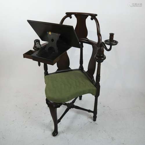 George III-Style Reading Chair